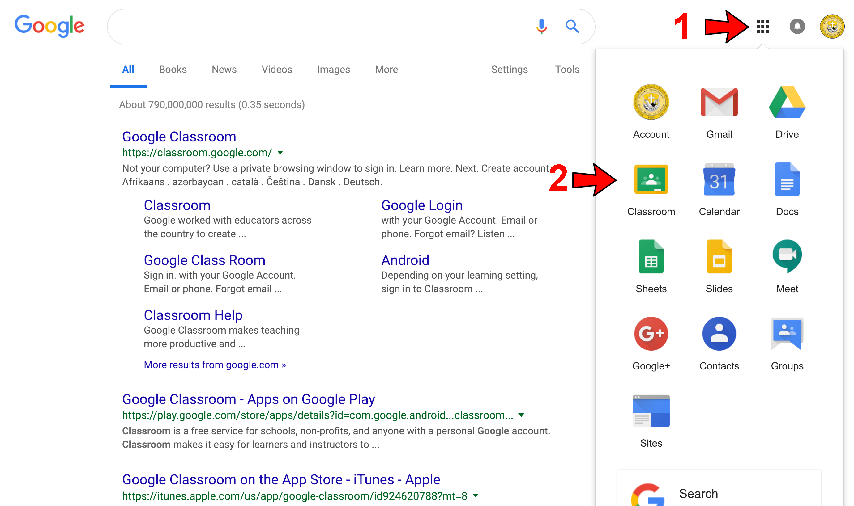 Google Classroom Login Help - Premier High School