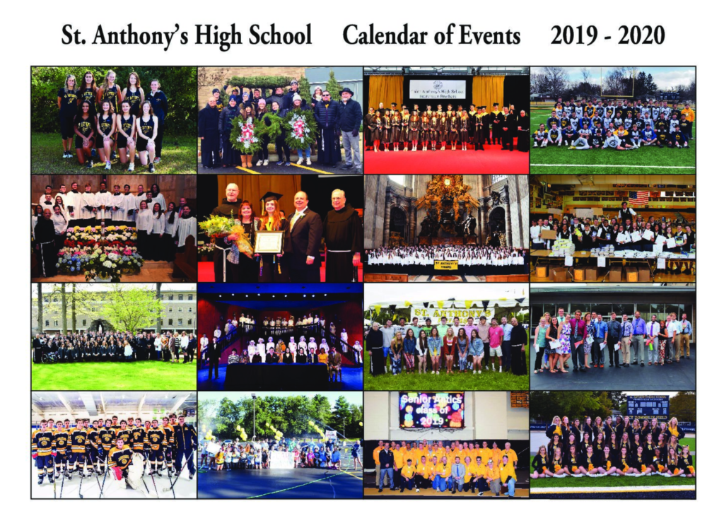 SAHS Calendar 201920 Featured Image St. Anthony's High School