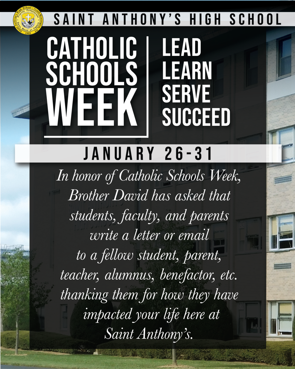 catholic_schools_week_flyer01 St. Anthony's High School