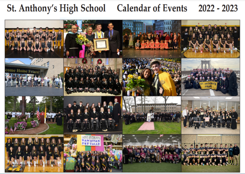 SAHS 202223 Calendar St. Anthony's High School